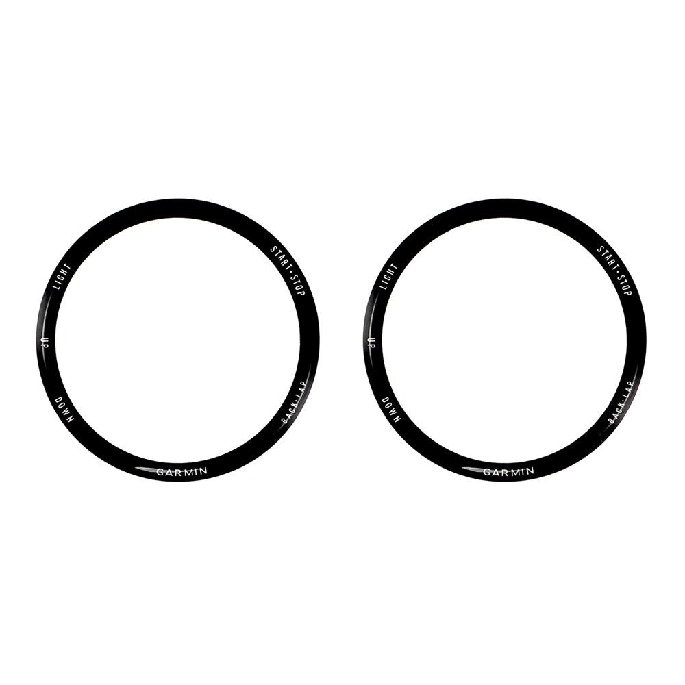 Garmin Forerunner 570 (42mm) Skärmskydd - 2 st. - Genomskinlig / Svart Kant