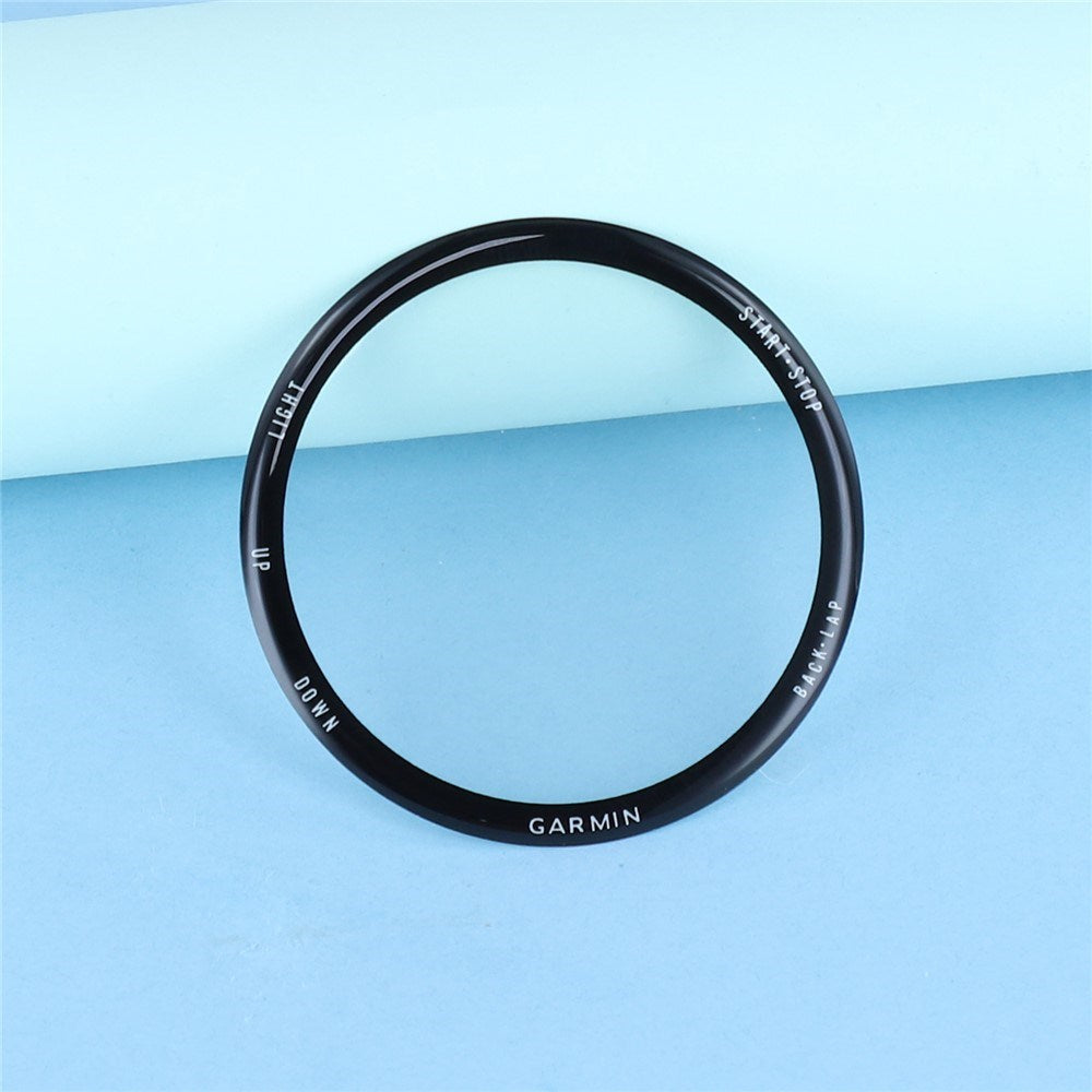 Garmin Forerunner 570 (42mm) Skärmskydd - 2 st. - Genomskinlig / Svart Kant