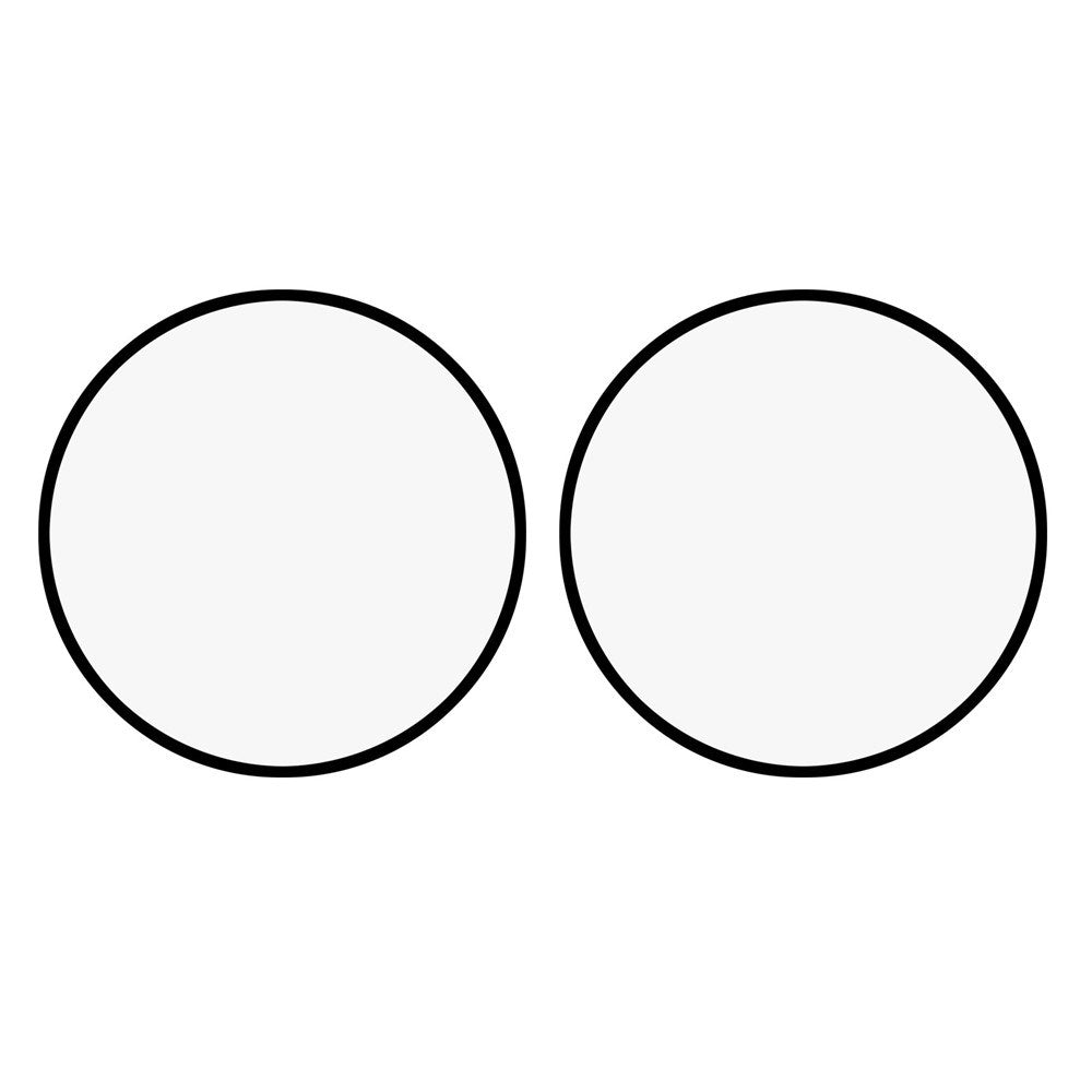 OnePlus Watch 3 (46mm) Skärmskydd - 2 st. - Genomskinlig / Svart Kant