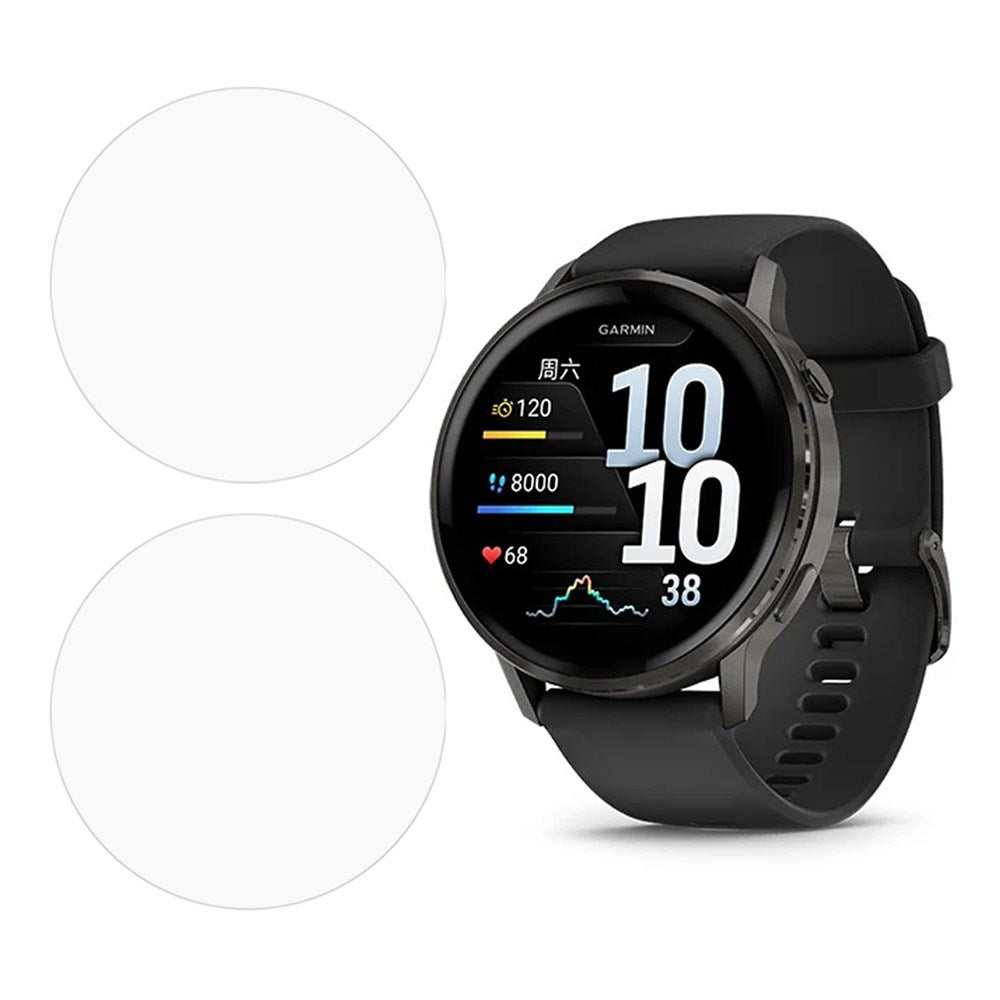 Garmin Venu 4 (45mm) Skyddsfilm - 2 st - Genomskinlig