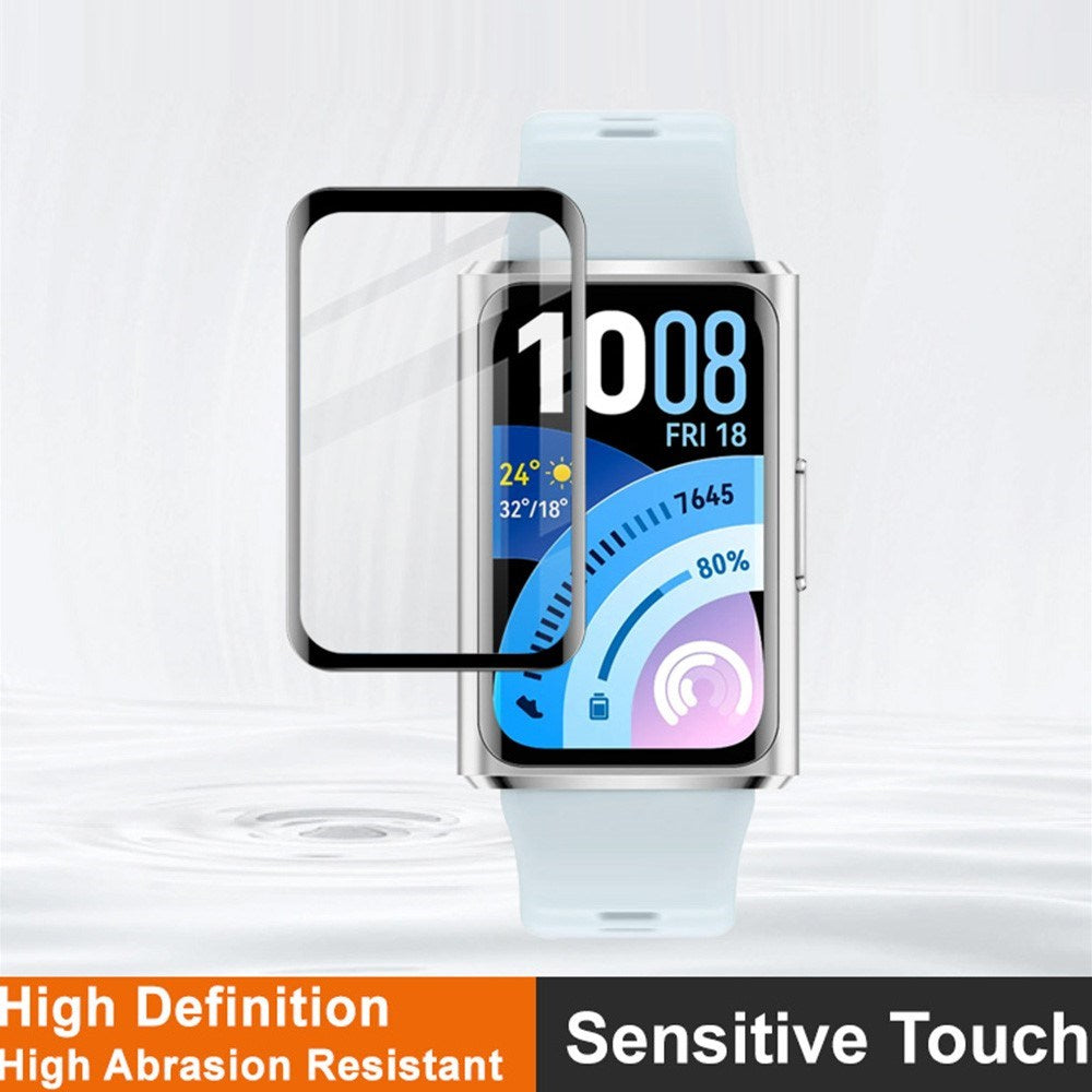 Huawei Band 11 Pro IMAK Skärmskydd - Genomskinlig / Svart Kant