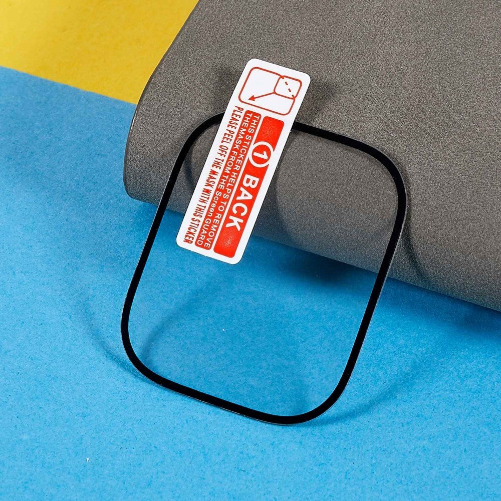 Apple Watch SE/6/5/4 (40mm) Skärmskydd Full Fit - Genomskinlig / Svart Kant