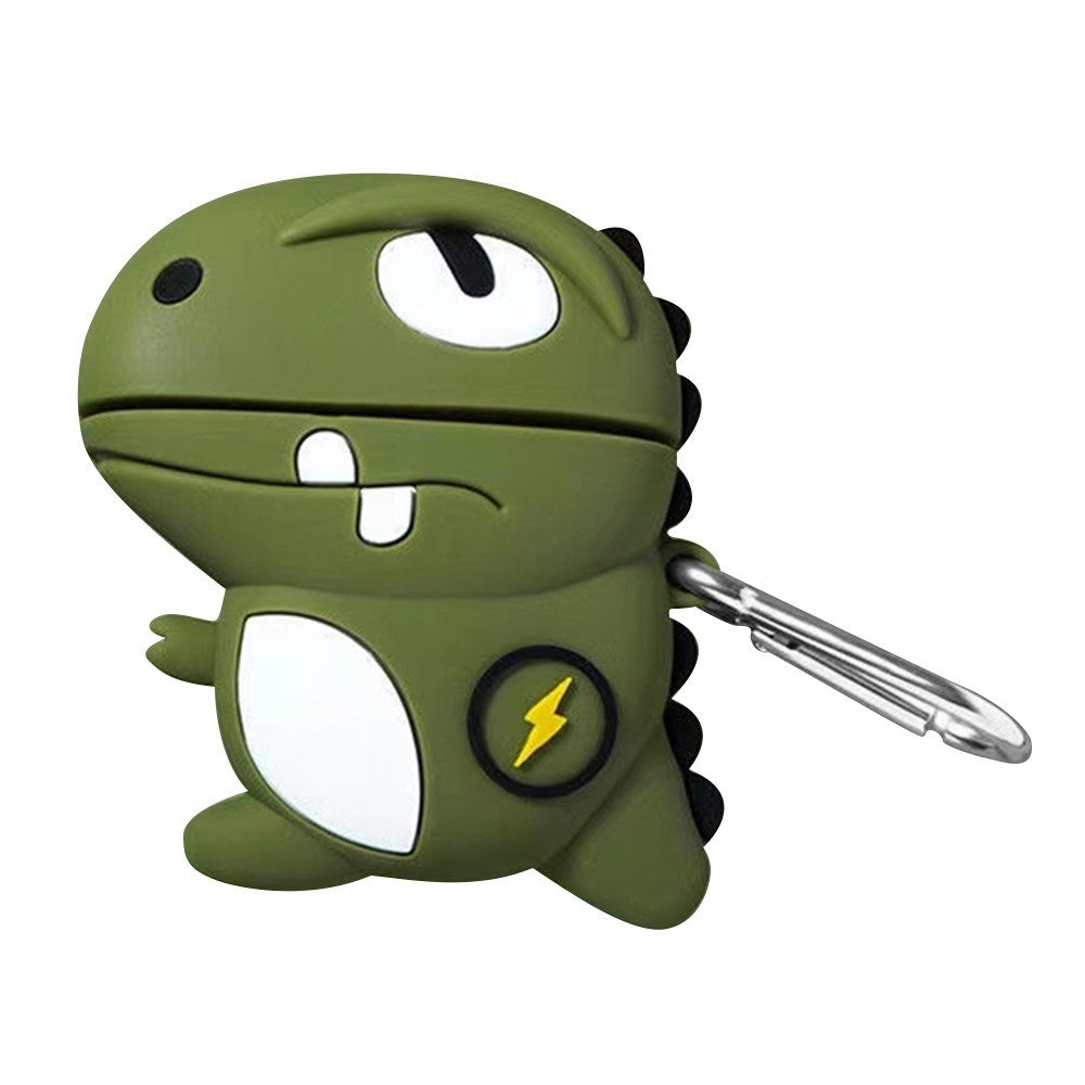AirPods (1. & 2. gen.) Cartoon Silikon Skal - Dinosaurie
