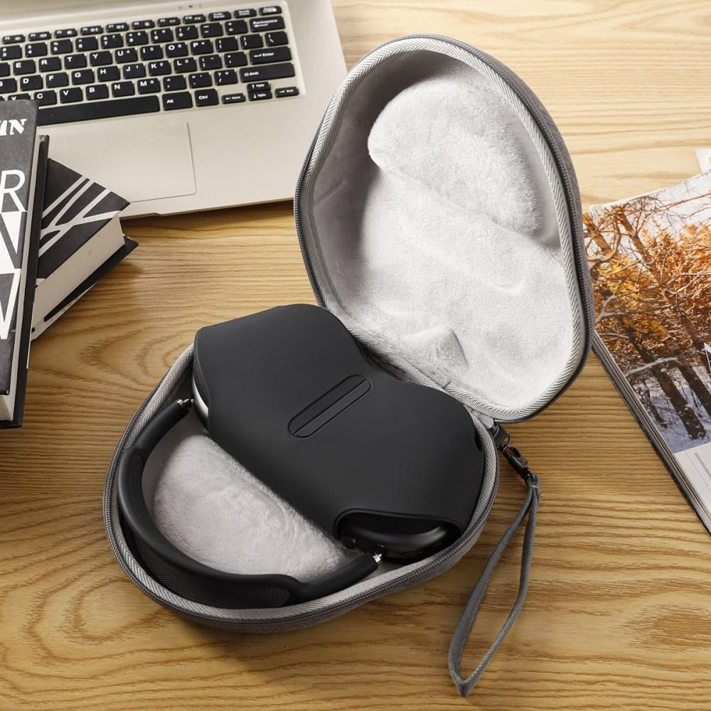 Tygresväska m. Microfiber för Apple AirPods Max - Grey