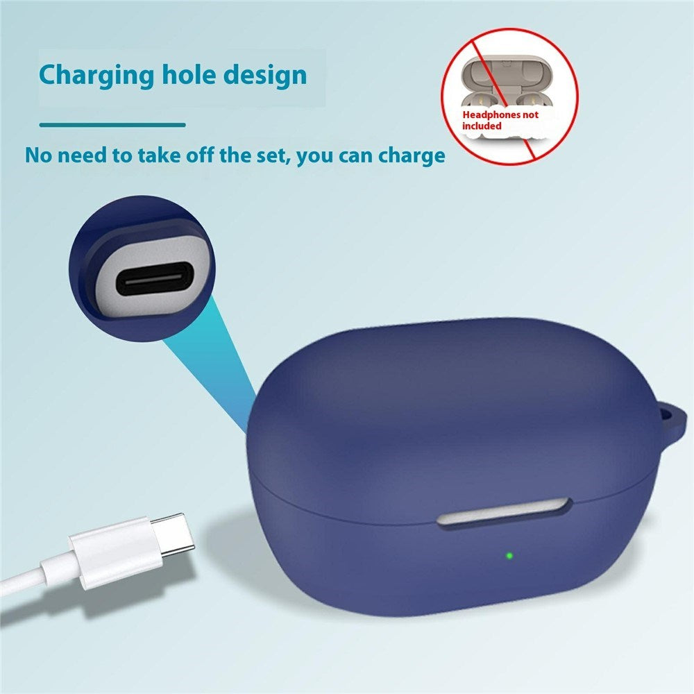 Bose QuietComfort Earbuds Silikonfodral med Karbinhake – Vit