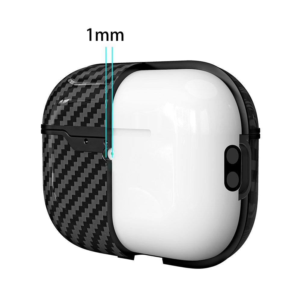 Apple AirPods Pro (3. gen.) Carbon Plast Skal - Röd