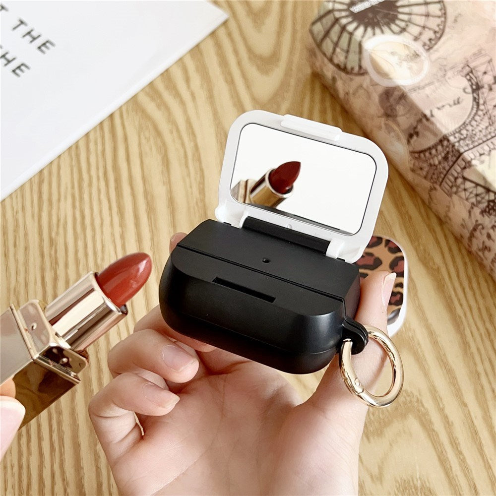 Apple AirPods Pro (3. gen.) Mönstrat Plast Skal m. Spegel - Leopard / Svart