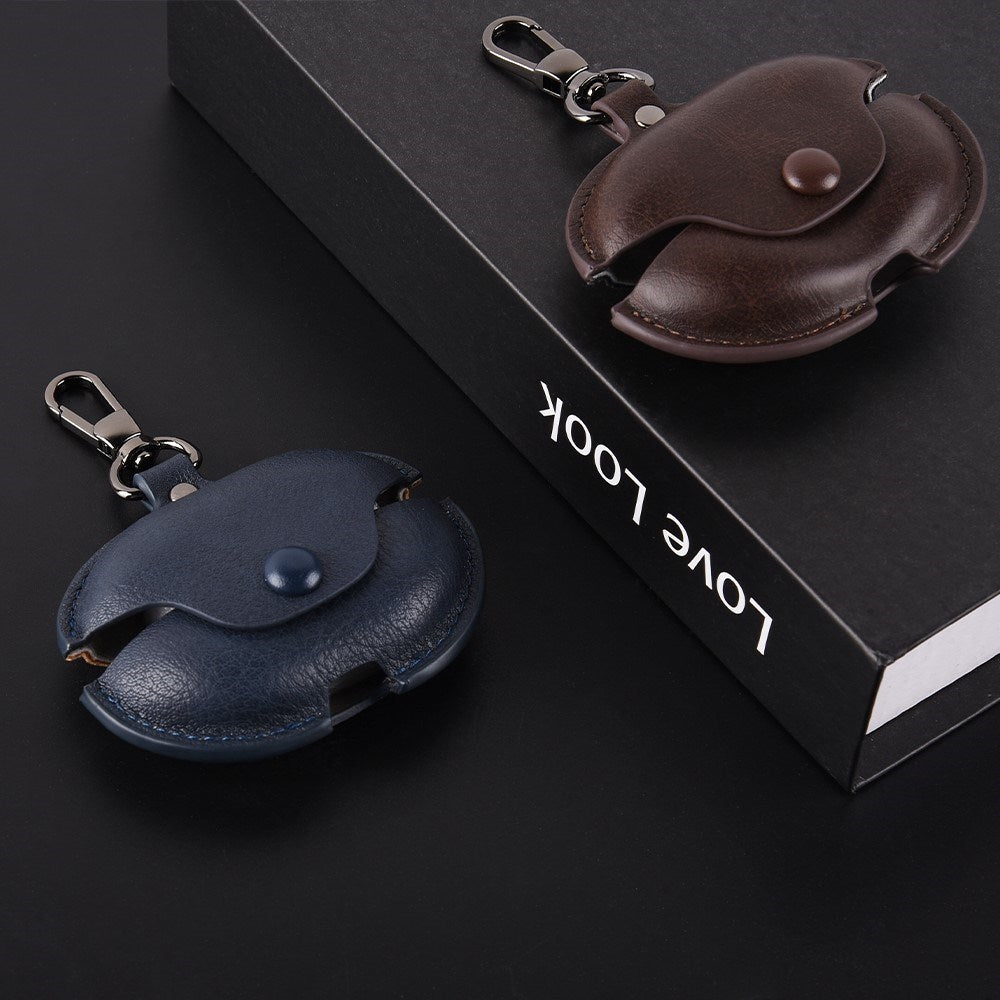 Huawei FreeBuds Pro 5 / 4 / 3 Konstläder Fodral - Mörkbrun