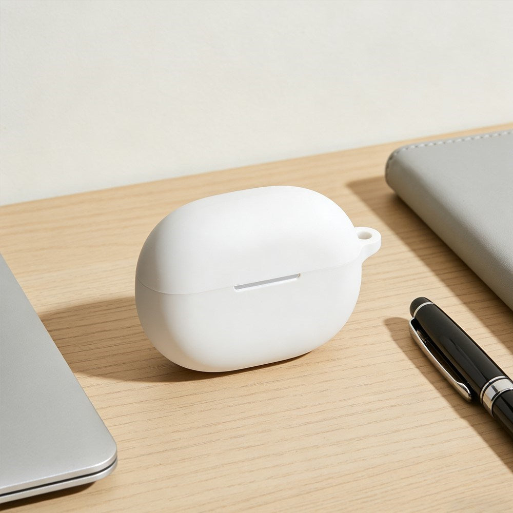 Huawei FreeBuds Pro 5 Silikonfodral med Karbinhake - Svart