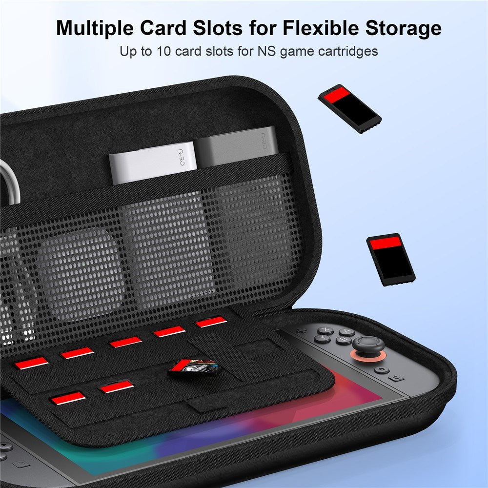 Nintendo Switch 2 Resefodral med Avdelare & Nätficka - Svart