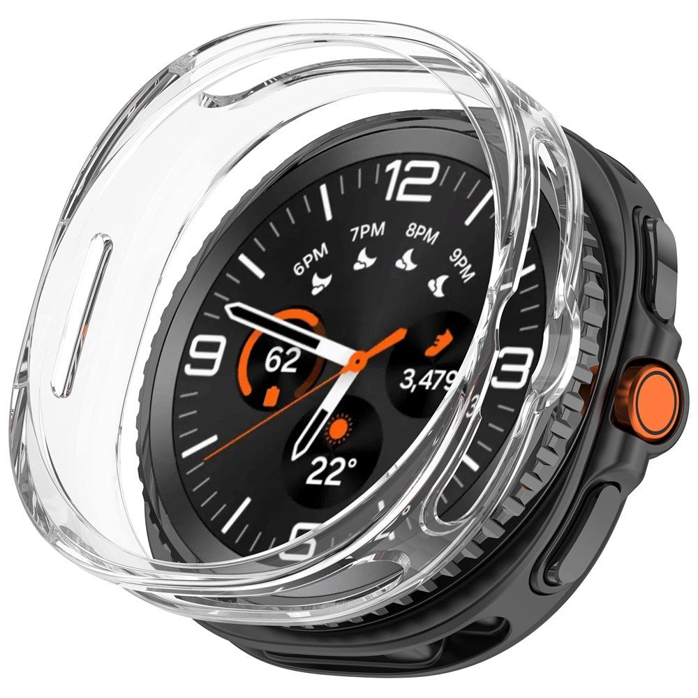Samsung Galaxy Watch Classic (46mm) Semi-Enclosed Hårt Plast Fodral - Genomskinlig
