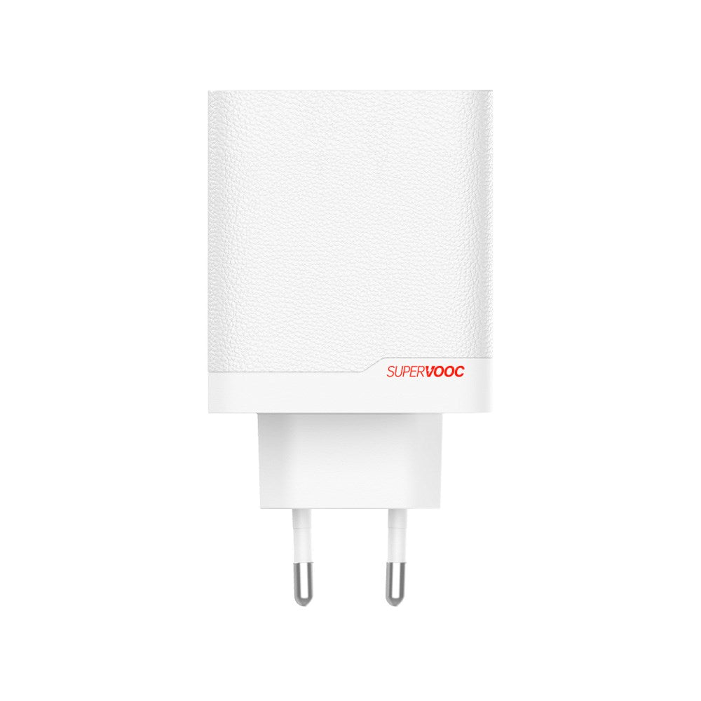 OnePlus Väggladdare m. USB-C till USB-C Kabel - 120W USB-C / USB-A - Vit