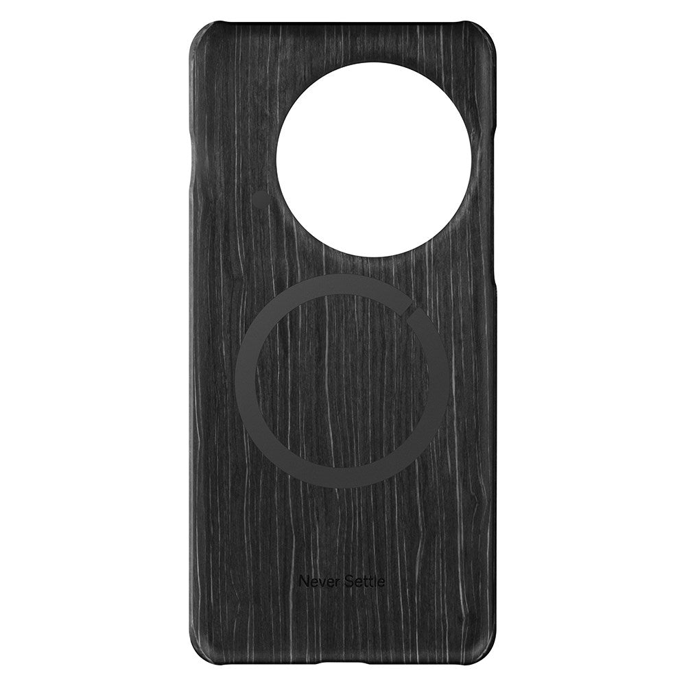 Original OnePlus 13 Skal Wood Grain Magnetic - MagSafe Kompatibel - Svart