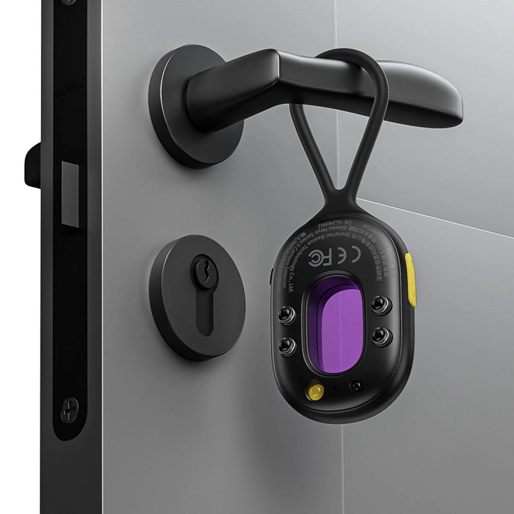 Baseus Heyo Series II Kameradetektor med Inbyggt Larm & Ficklampa - Vit