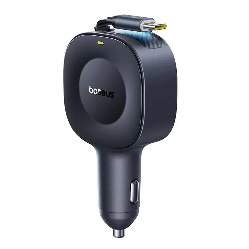 Baseus PrimeTrip VR2 30W Billaddare med Inbyggd USB-C Kabel & USB-C Kontakt - Svart