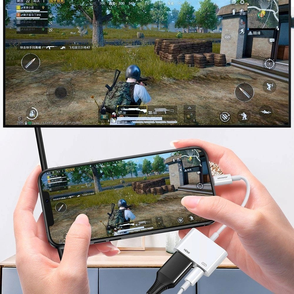 Joyroom HDMI-Adapter för Lightning med Lightning-Kontakt - Vit