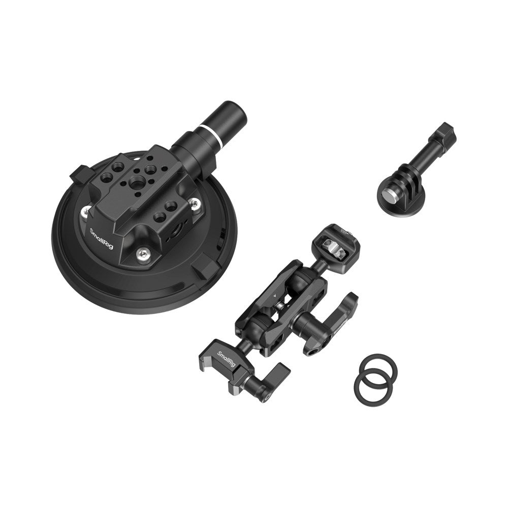 SmallRig 4236 4" Sugkopp Kameramonteringskit för Fordon - Svart