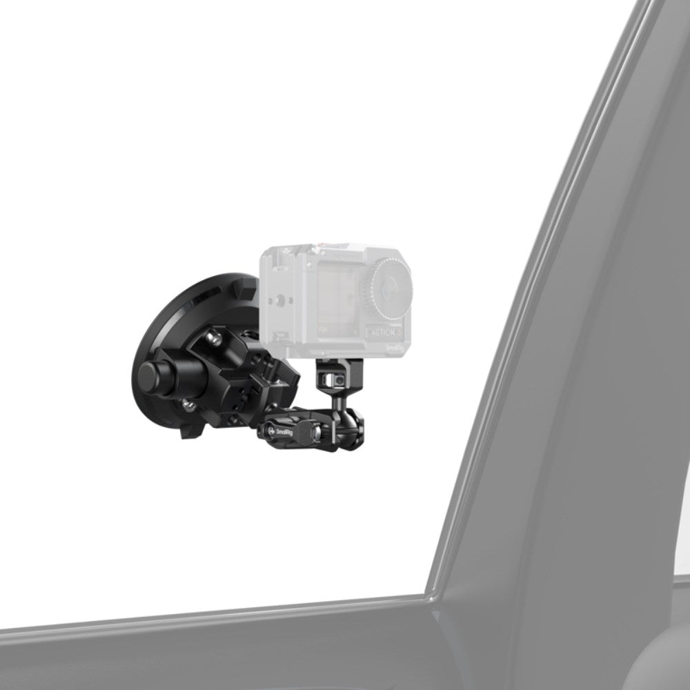 SmallRig 4236 4" Sugkopp Kameramonteringskit för Fordon - Svart