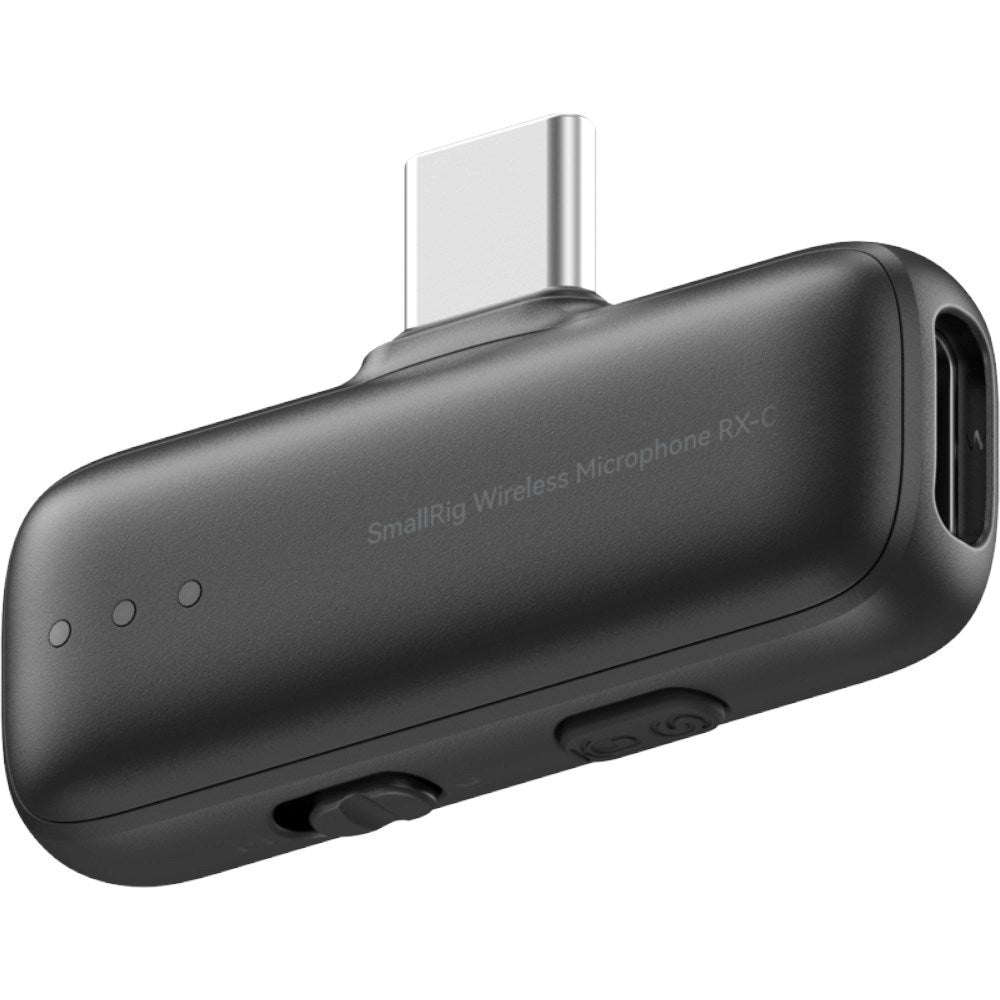 SmallRig 5718 Trådlös Mikrofon m. USB-C Adapter - Svart