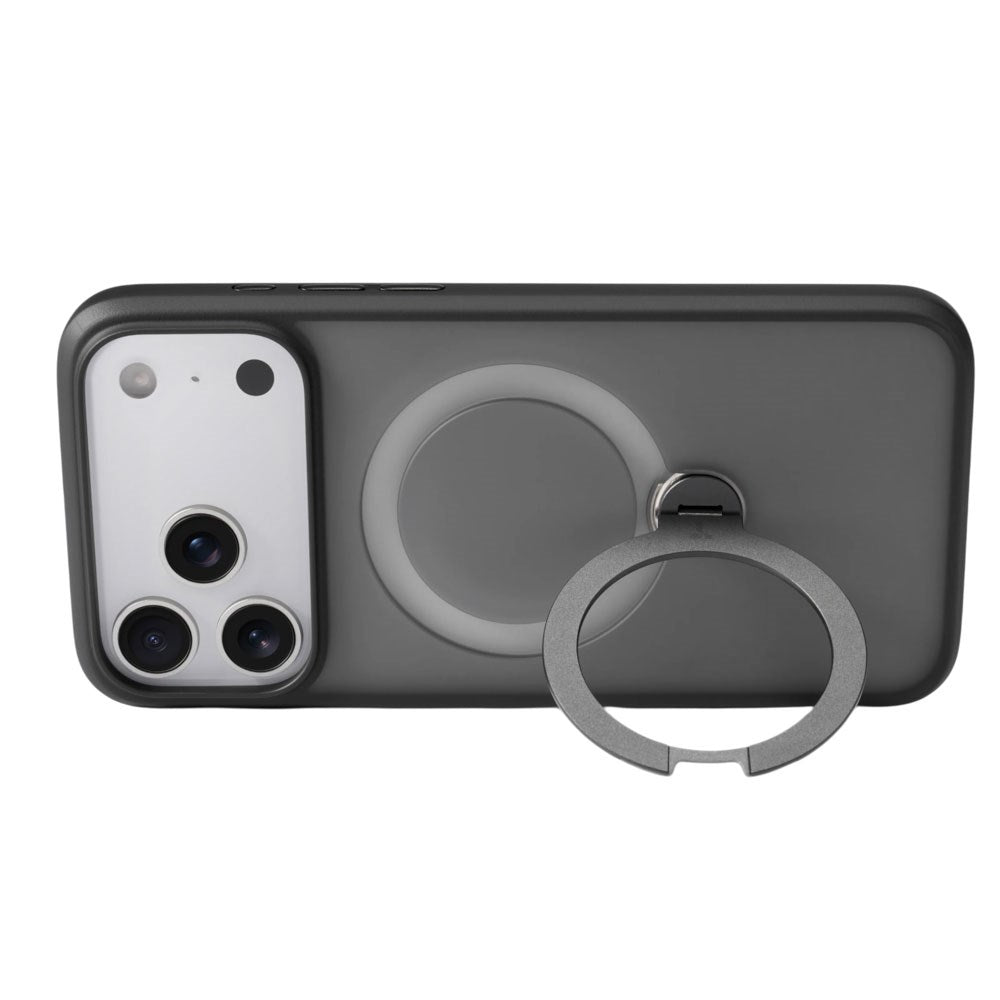 iPhone 18 Pro / 17 Pro TORRAS Ostand Q3 Spin Skal - MagSafe Kompatibel - Svart