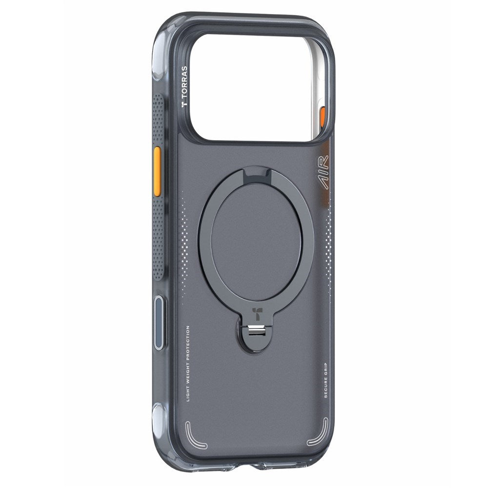 iPhone 18 Pro Max / 17 Pro Max TORRAS Ostand Q3 Air Skal - MagSafe Kompatibel - Svart