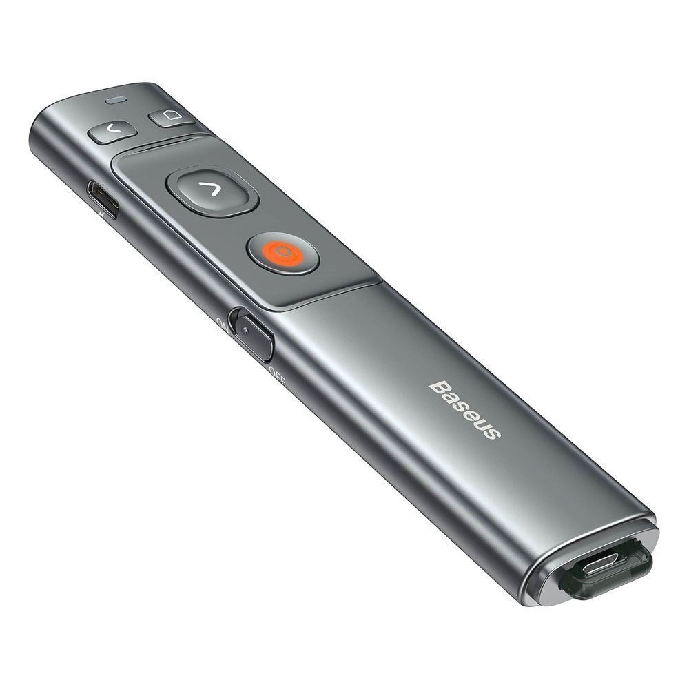 Baseus Uppladdningsbar Laserpekare - USB-C / USB-A - Grå