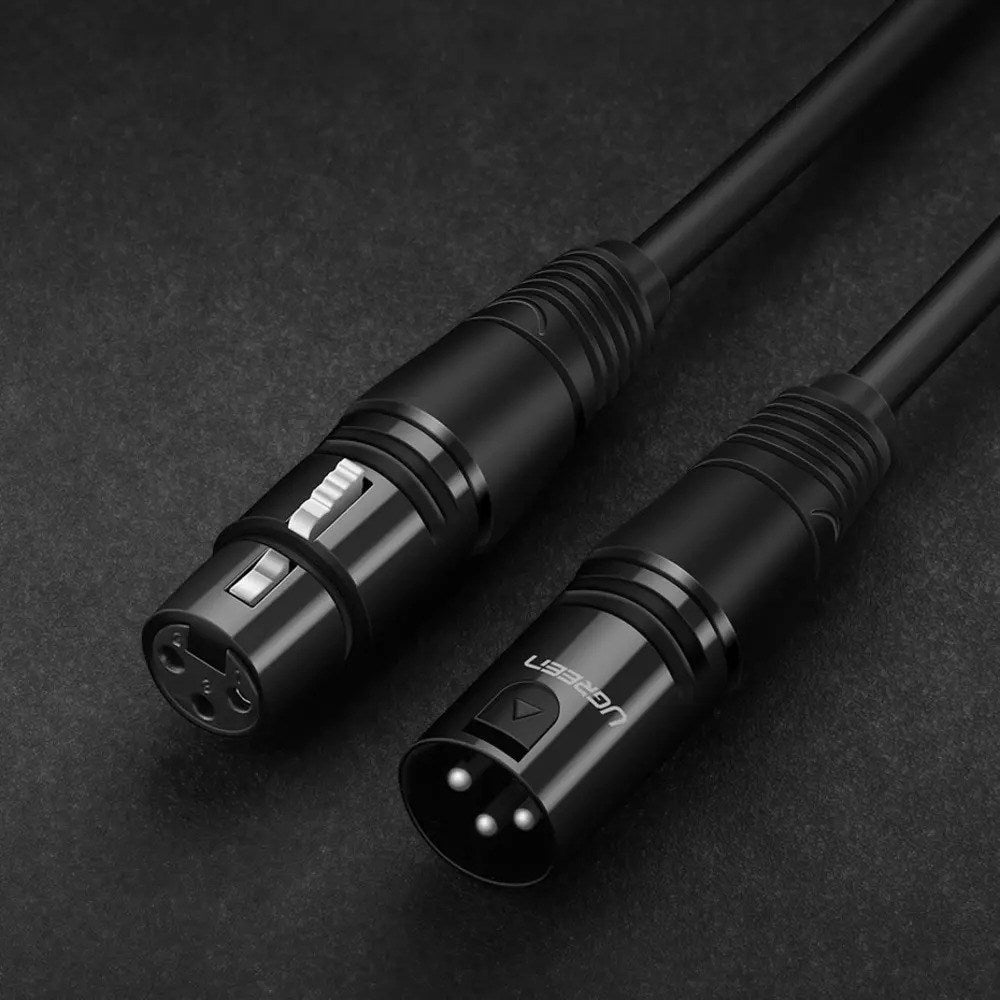 UGREEN XLR till XLR Kabel - 2m - Svart