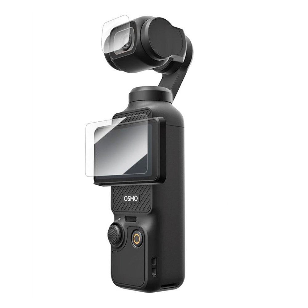 TELESIN Härdat Skyddsglas för DJI Osmo Pocket 3 - 2 st - Genomskinlig