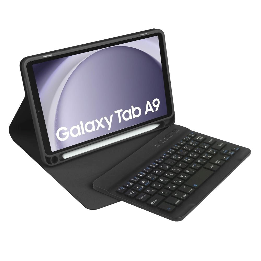 Samsung Galaxy Tab A9 Tech-Protect Keyboard Fodral med Pennhållare - Engelsk Layout - Svart