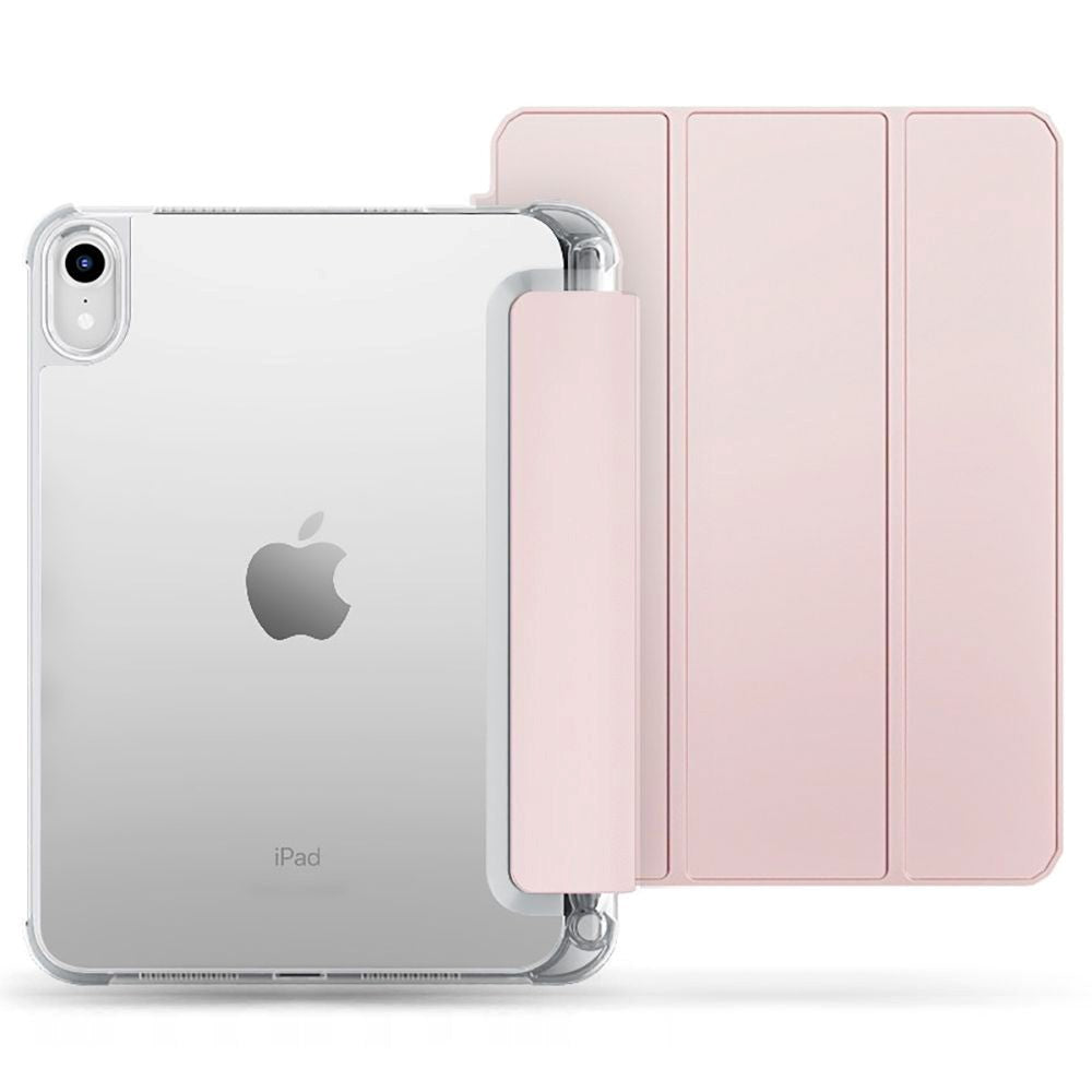 iPad 11" (2025) / iPad 10.9" (2024/2022) Tech-Protect SC Hybrid Tri-fold Fodral - Rosa / Genomskinlig