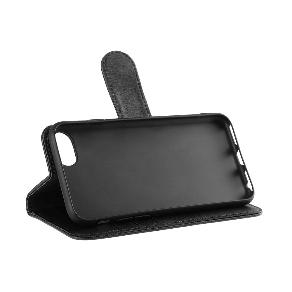 iPhone SE / 8 / 7 / 6 Classic Wallet Fodral med Stativfunktion - Svart
