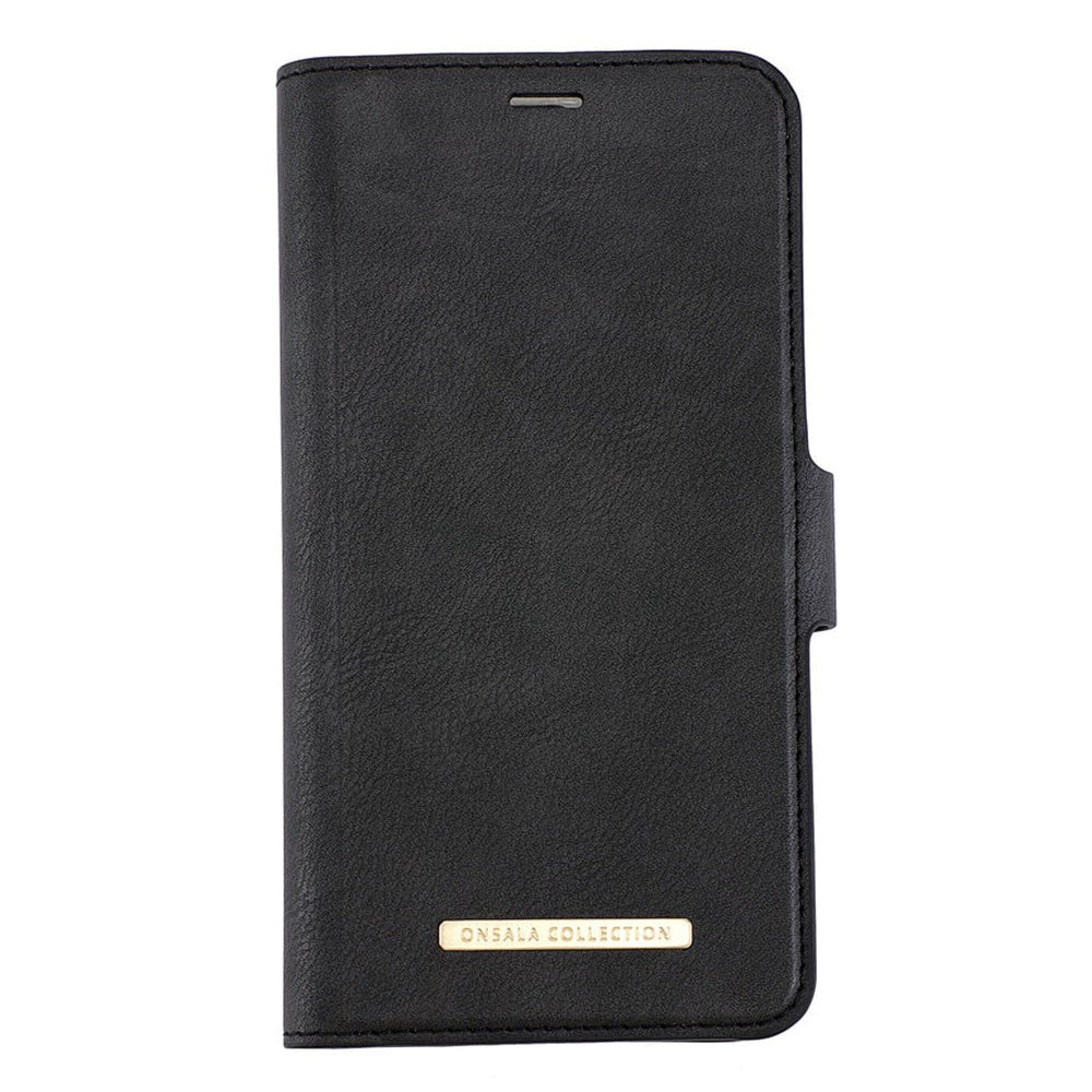 iPhone 12 Pro Max Onsala Collection Wallet Leather Case - Svart