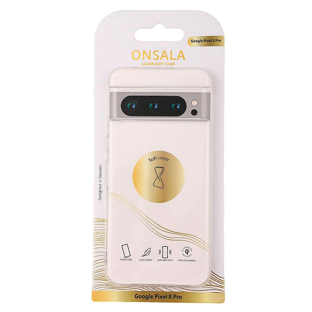 Google Pixel 8 Pro Onsala Clear Soft Skal - Transparent
