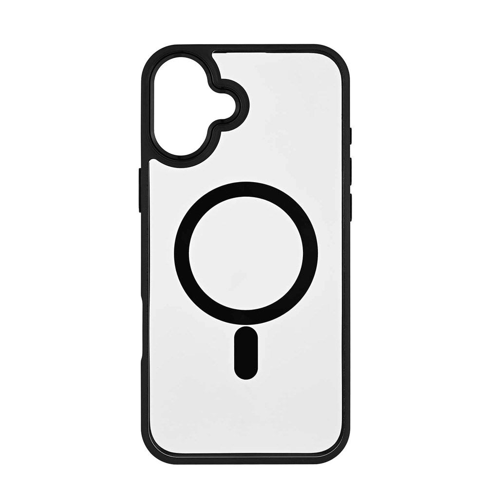 iPhone 16 Plus Onsala Bumper Skal - MagSafe-Kompatibelt - Svart & Transparent