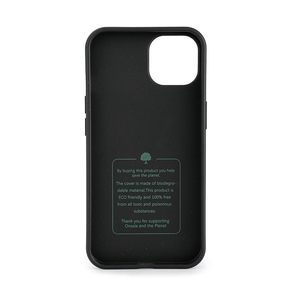 iPhone 13 Mini Onsala Eco Case - Nedbrytbart Skal - Svart