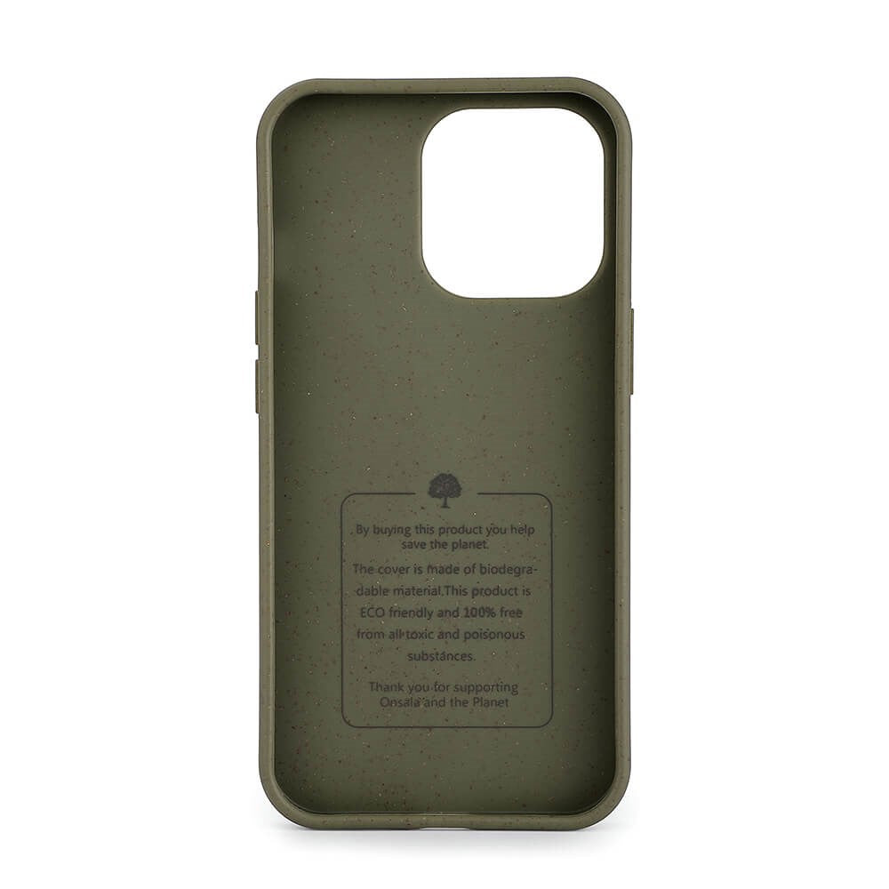 iPhone 13 Pro Onsala Eco Case - Nedbrytbart Skal - Grön