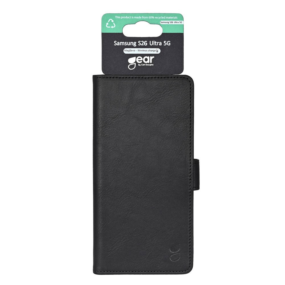 Samsung Galaxy S26 Ultra GEAR Konstläder Fodral - MagSafe Kompatibel - Svart