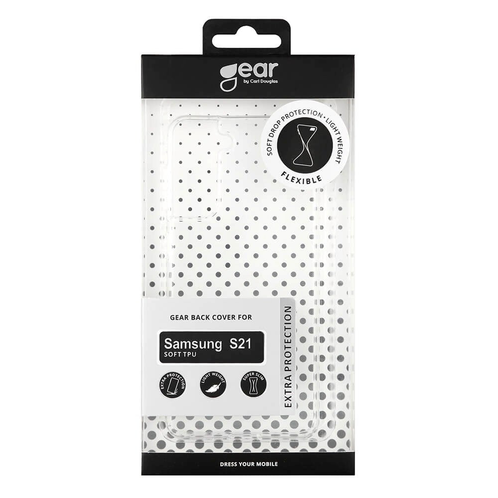 Samsung Galaxy S21 GEAR Flexibelt Plast Skal - Genomskinlig