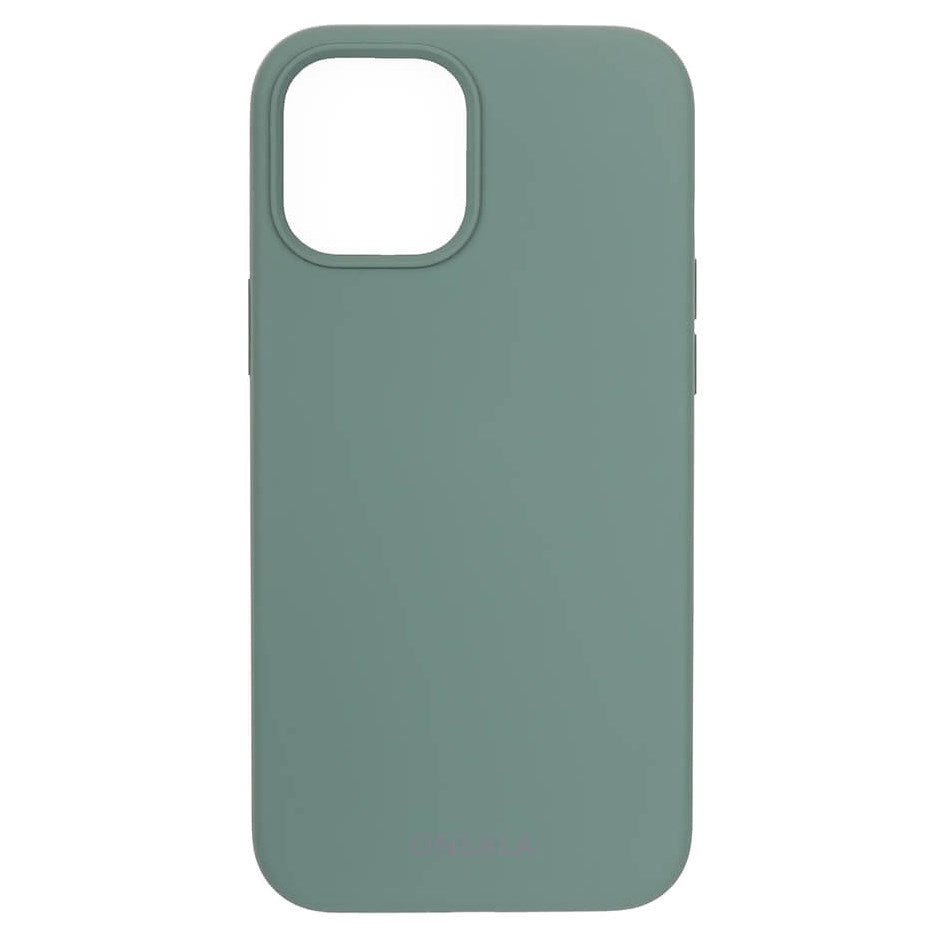 iPhone 12 / 12 Pro Onsala Collection Skal Liquid Silikon - Pine Green