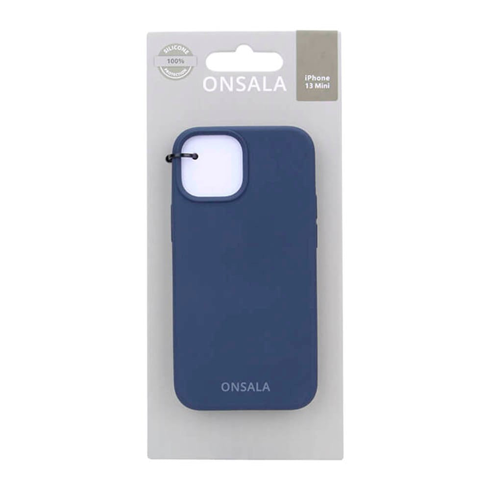 iPhone 13 Mini Onsala Collection Skal Liquid Silikon - Cobalt Blue