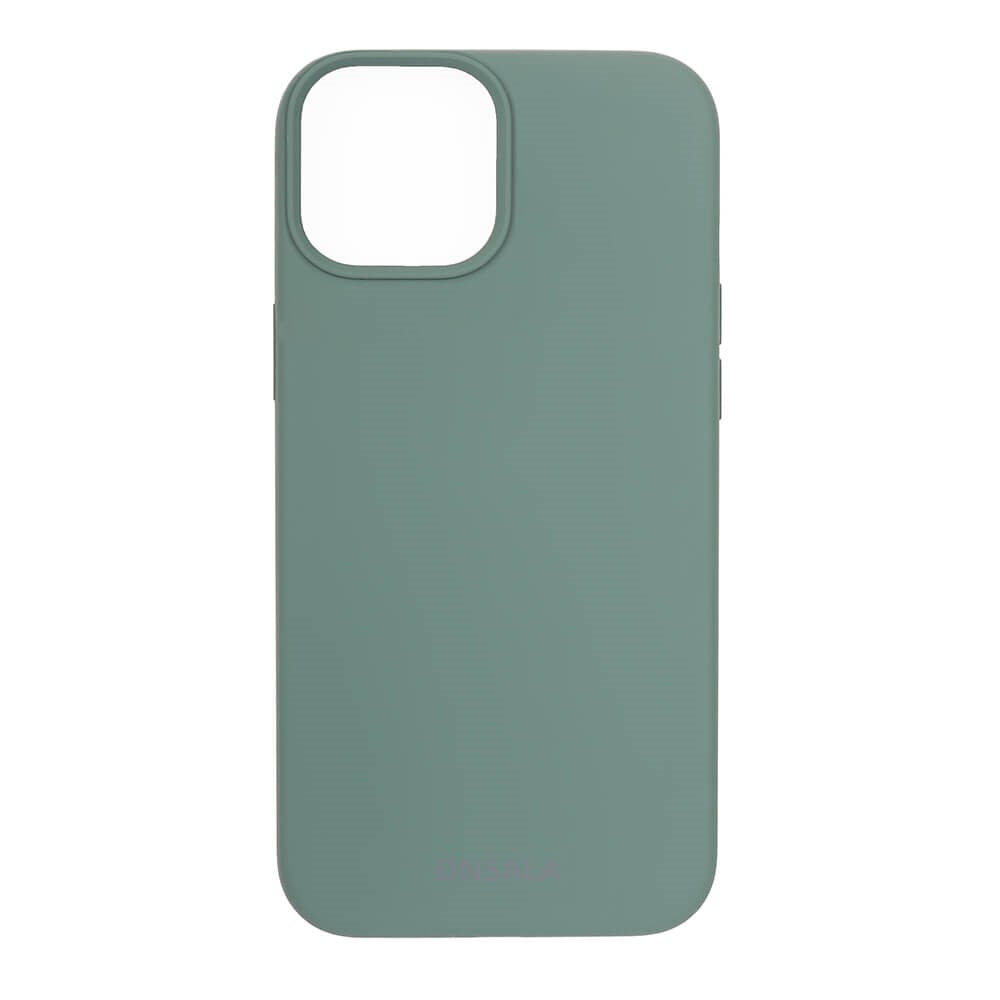 iPhone 13 Mini Onsala Collection Skal Liquid Silikon - Pine Green