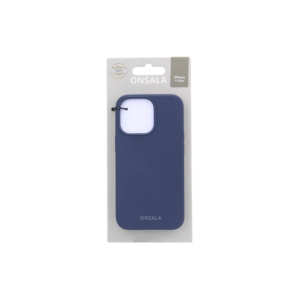 iPhone 13 Pro Onsala Collection Skal Liquid Silikon - Cobalt Blue