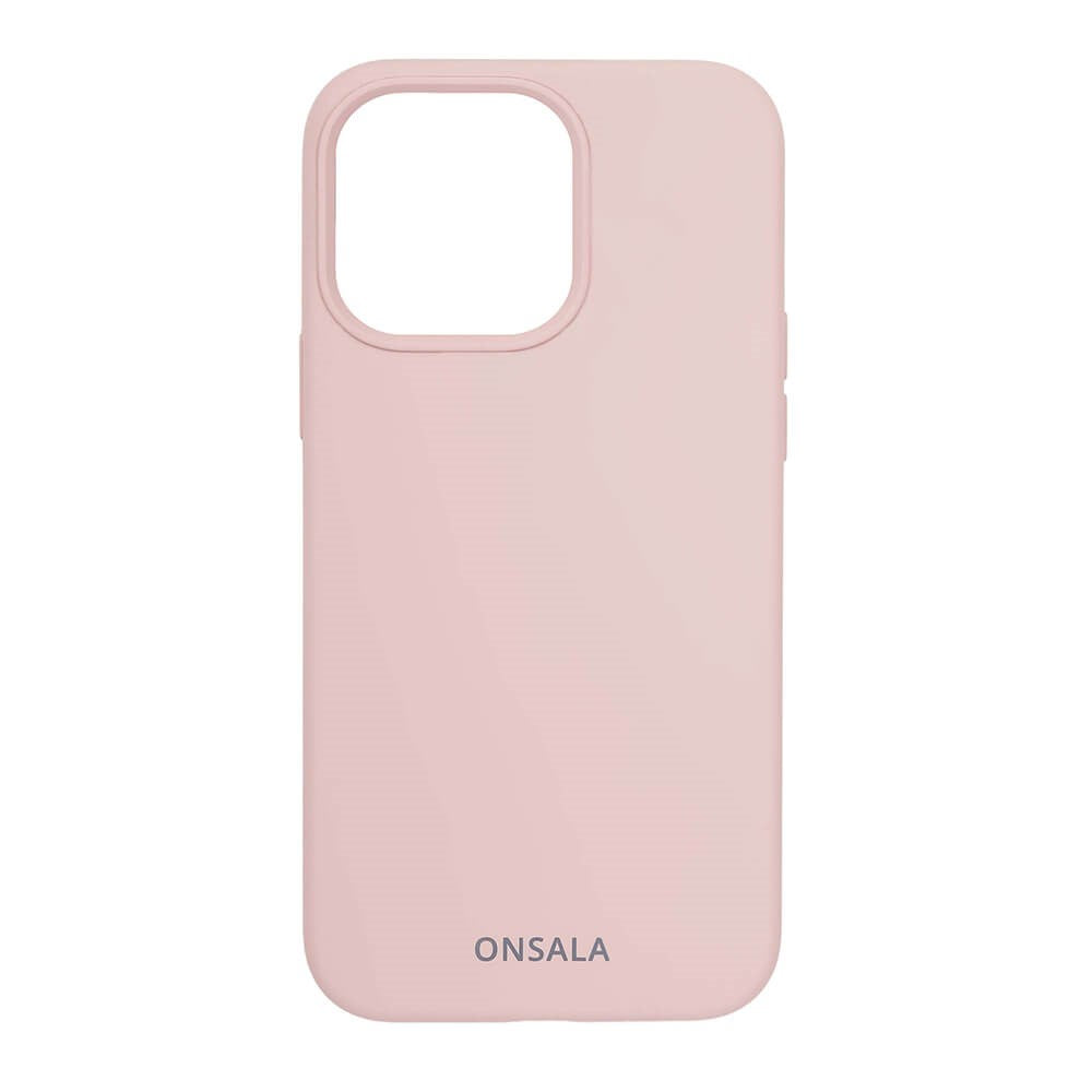 iPhone 13 Pro Onsala Collection Skal Liquid Silikon - Sand Pink