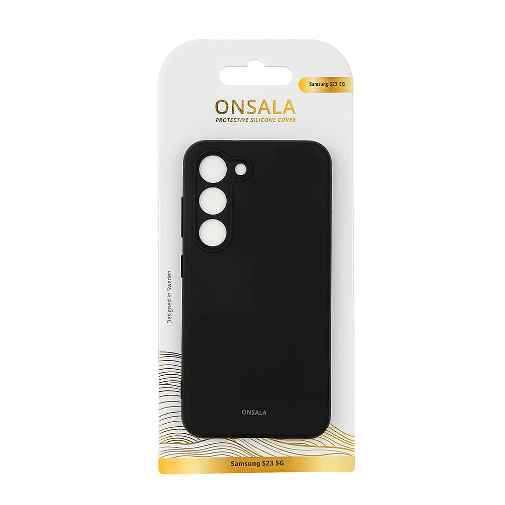 Samsung Galaxy S23 Onsala Skal Slikon - Black