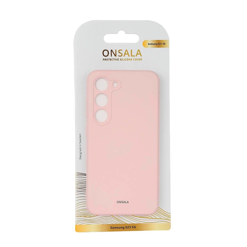 Samsung Galaxy S23 Onsala Skal Slikon - Chalk Pink