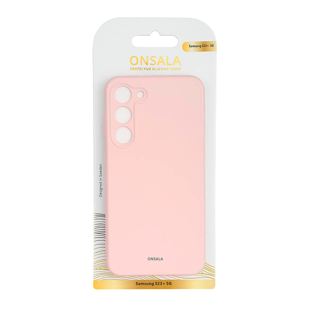 Samsung Galaxy S23+ (Plus) Onsala Skal Silikon - Chalk Pink
