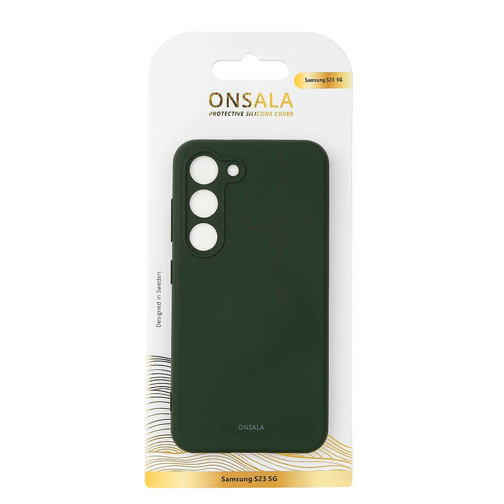 Samsung Galaxy S23 Onsala Skal Slikon - Dark Green