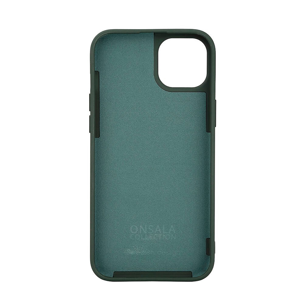 iPhone 15 Onsala Silikon Skal - MagSafe-kompatibelt - Olive Green