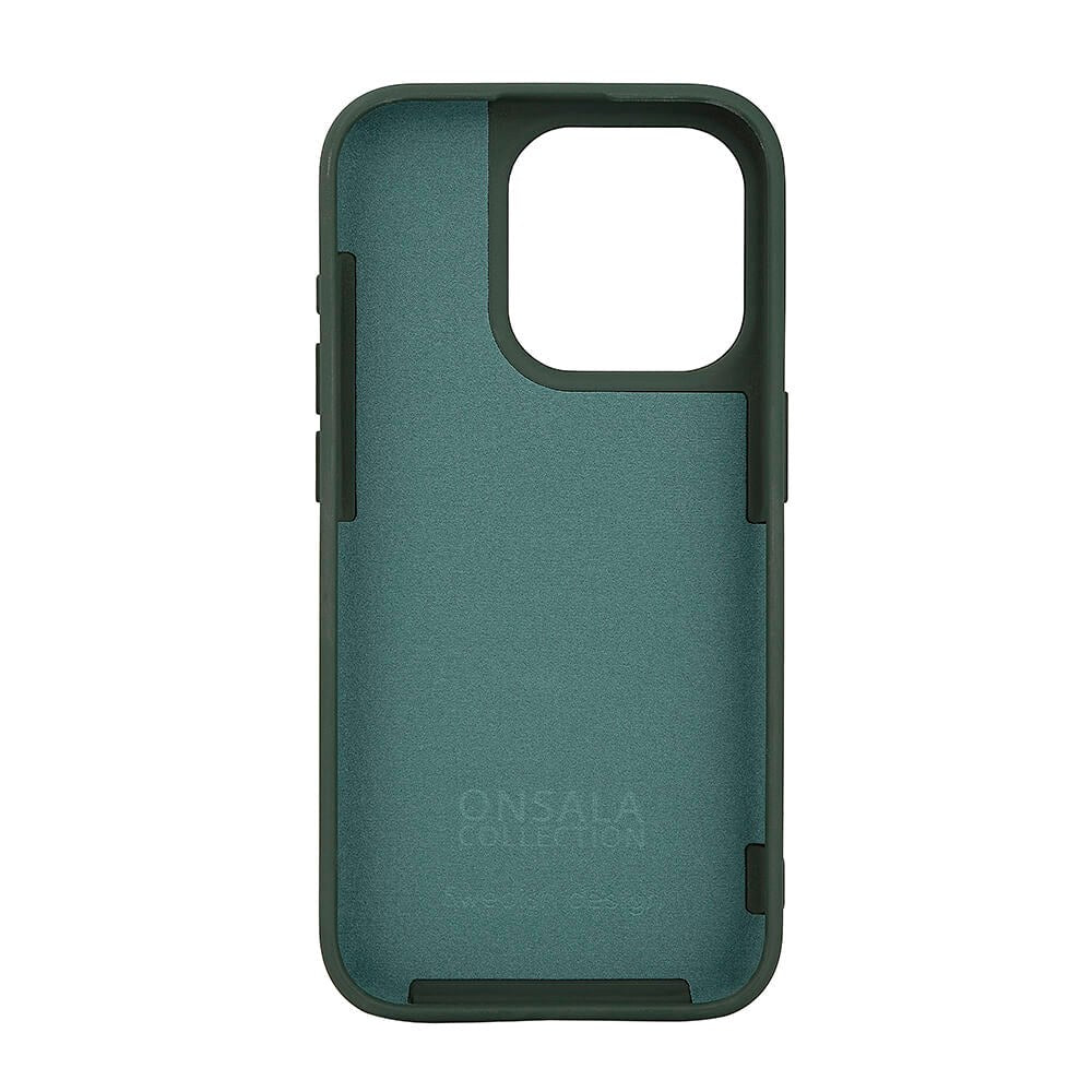 iPhone 15 Pro Onsala Silikon Skal - MagSafe-kompatibelt - Olive Green
