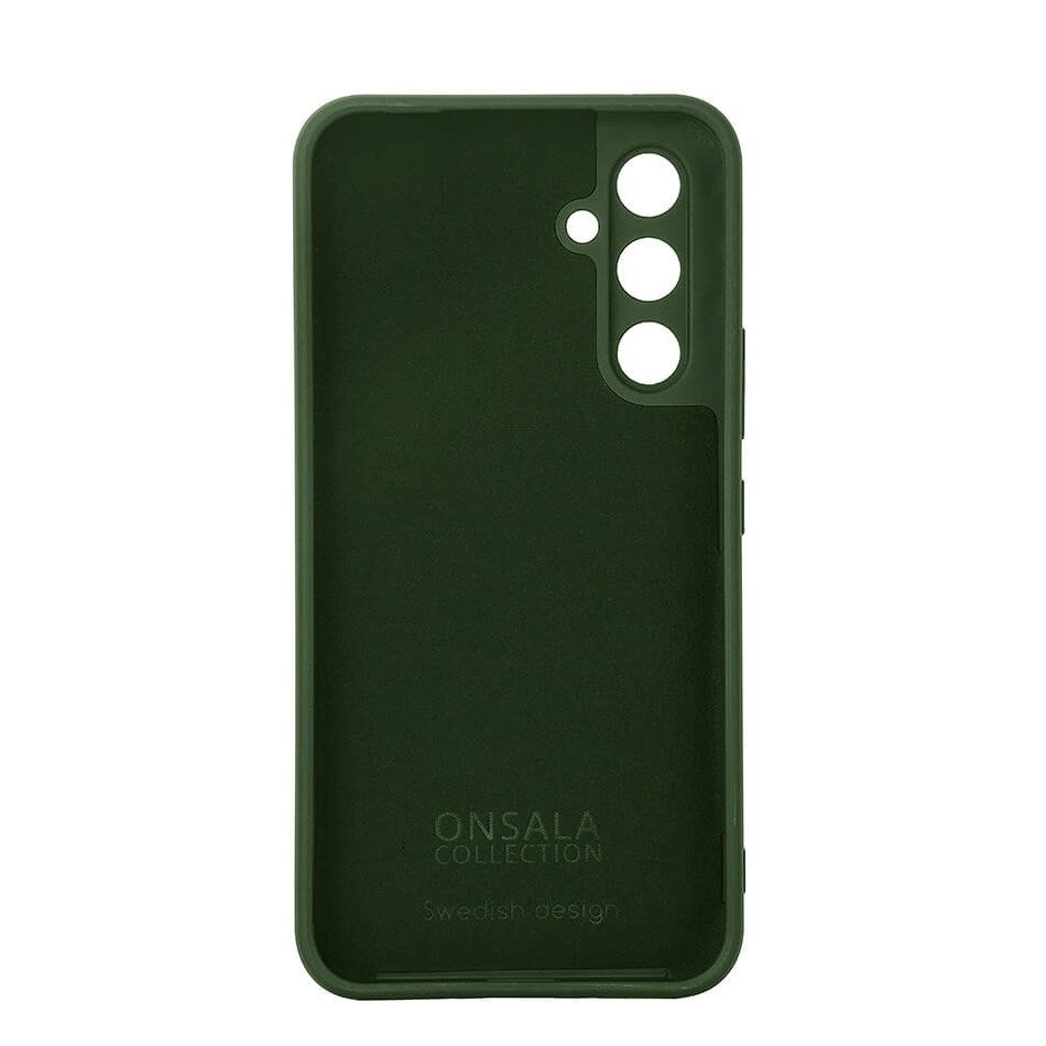 Onsala Samsung Galaxy A55 (5G) Silikon Touch Skal - Olive Green